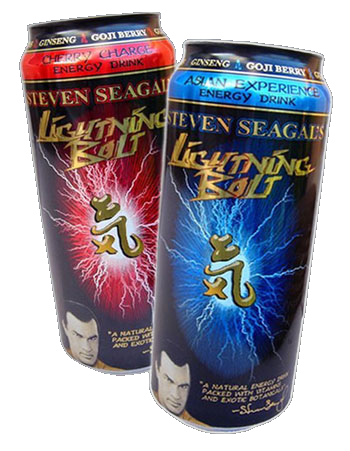 Steven Seagal's Lightning Bolt energy drink