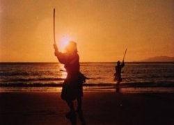 Musashi duels on the beach