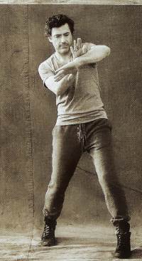 Robert Downey Jr. in Wing Chun pose