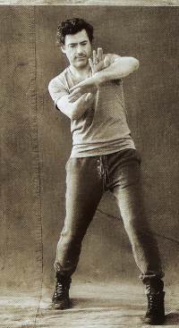 Robert Downey Jr. Robert Downey Jr. in Wing Chun pose